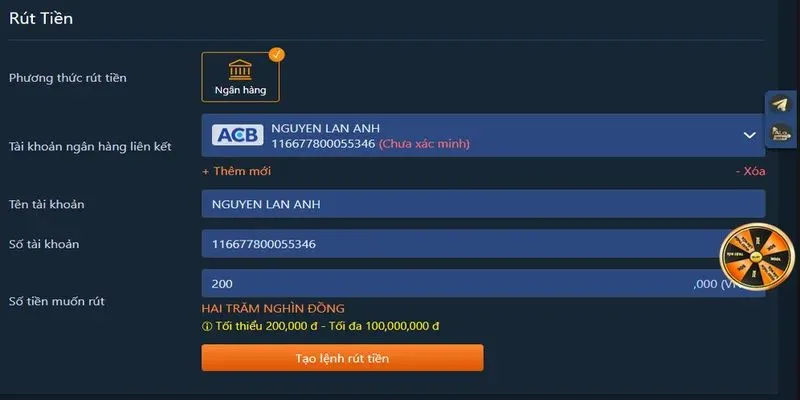 Nếu quên mật khẩu, hãy sử dụng tính năng từ ALO789